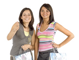 Single mum and daughter